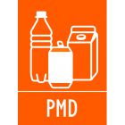 Satz selbstklebende Etiketten Ecosort  PMD Orange